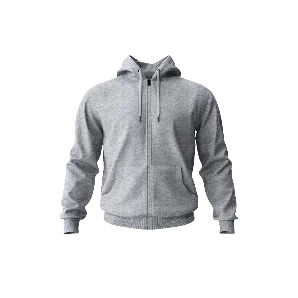 Primo Full Zip Hoodie Grey
