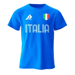 Italia T-Shirt Blue