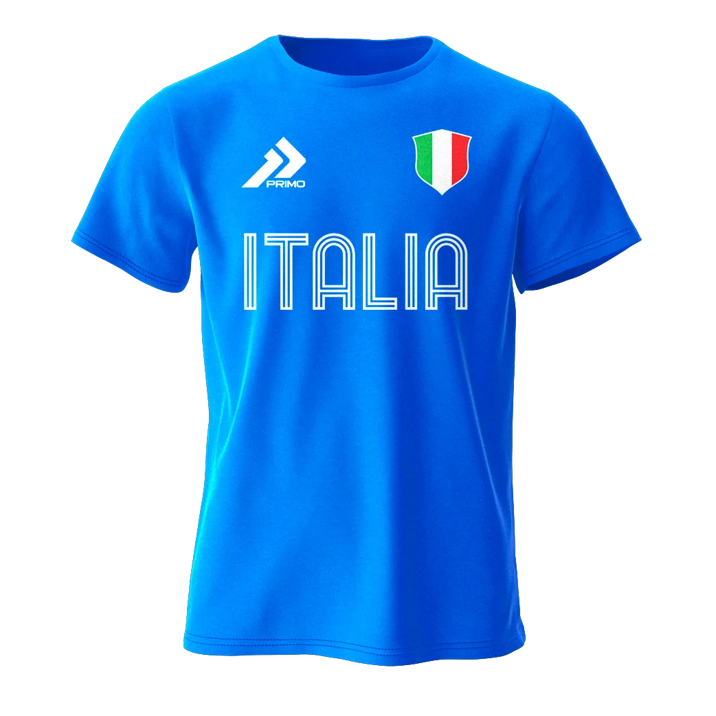 Italia T-Shirt Blue