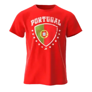 Portugal T-Shirts Red