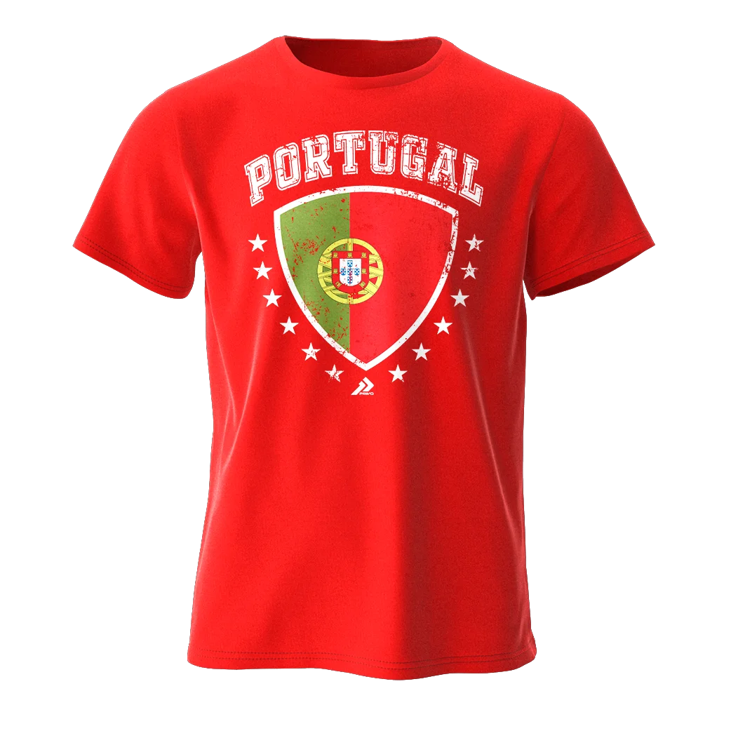 Portugal T-Shirts Red